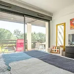 Paradis - 3 Etoiles, Vue Apaisante Sur Golf, Pins Parasols, 2e Etage - 80 M2 Dont Terrasse Avec Pergola, 2 Chambres, 3 Clim, Wifi - Piscine, Parking Et Park A Velos, Ascenseur - En Option Linge, Menage - Pistes Cyclables, A Proxi Apartment *