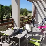 Paradis - 3 Etoiles, Vue Apaisante Sur Golf, Pins Parasols, 2e Etage - 80 M2 Dont Terrasse Avec Pergola, 2 Chambres, 3 Clim, Wifi - Piscine, Parking Et Park A Velos, Ascenseur - En Option Linge, Menage - Pistes Cyclables, A Proxi 아파트 생시프리앙