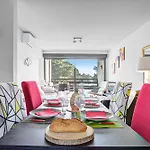 Paradis - 3 Etoiles, Vue Apaisante Sur Golf, Pins Parasols, 2e Etage - 80 M2 Dont Terrasse Avec Pergola, 2 Chambres, 3 Clim, Wifi - Piscine, Parking Et Park A Velos, Ascenseur - En Option Linge, Menage - Pistes Cyclables, A Proxi *