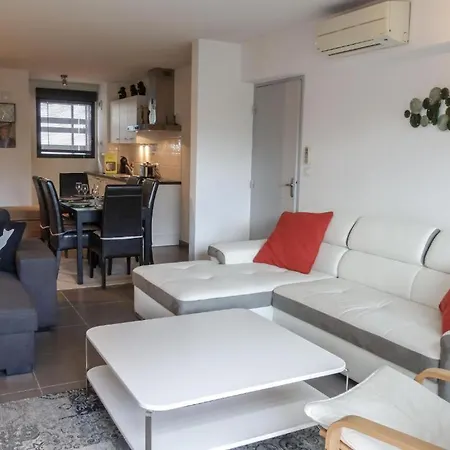Paradis - 3 étoiles, Vue Apaisante Sur Golf, Pins Parasols, 2è étage - 80 M2 Dont Terrasse Avec Pergola, 2 Chambres, 3 Clim, Wifi - Piscine, Parking Et Park à Vélos, Ascenseur - En Option Linge, Ménage - Pistes Cyclables, à Proxi