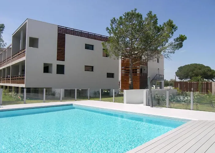 Paradis - 3 Etoiles, Vue Apaisante Sur Golf, Pins Parasols, 2e Etage - 80 M2 Dont Terrasse Avec Pergola, 2 Chambres, 3 Clim, Wifi - Piscine, Parking Et Park A Velos, Ascenseur - En Option Linge, Menage - Pistes Cyclables, A Proxi *