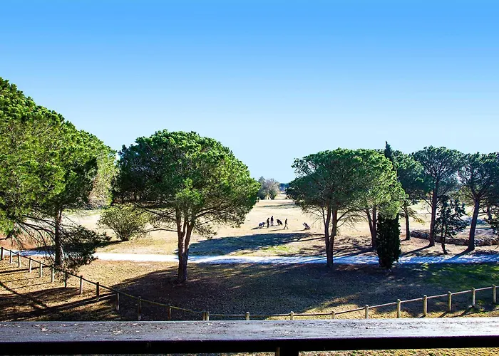 Lejlighed Paradis - 3 Etoiles, Vue Apaisante Sur Golf, Pins Parasols, 2e Etage - 80 M2 Dont Terrasse Avec Pergola, 2 Chambres, 3 Clim, Wifi - Piscine, Parking Et Park A Velos, Ascenseur - En Option Linge, Menage - Pistes Cyclables, A Proxi Saint-Cyprien (Pyrenees-Orientales)